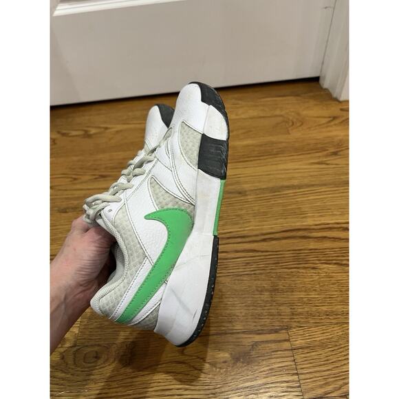 Nike Court Lite Tennis Pickleball Sneakers Size 8 White With Green Swoosh main image 7